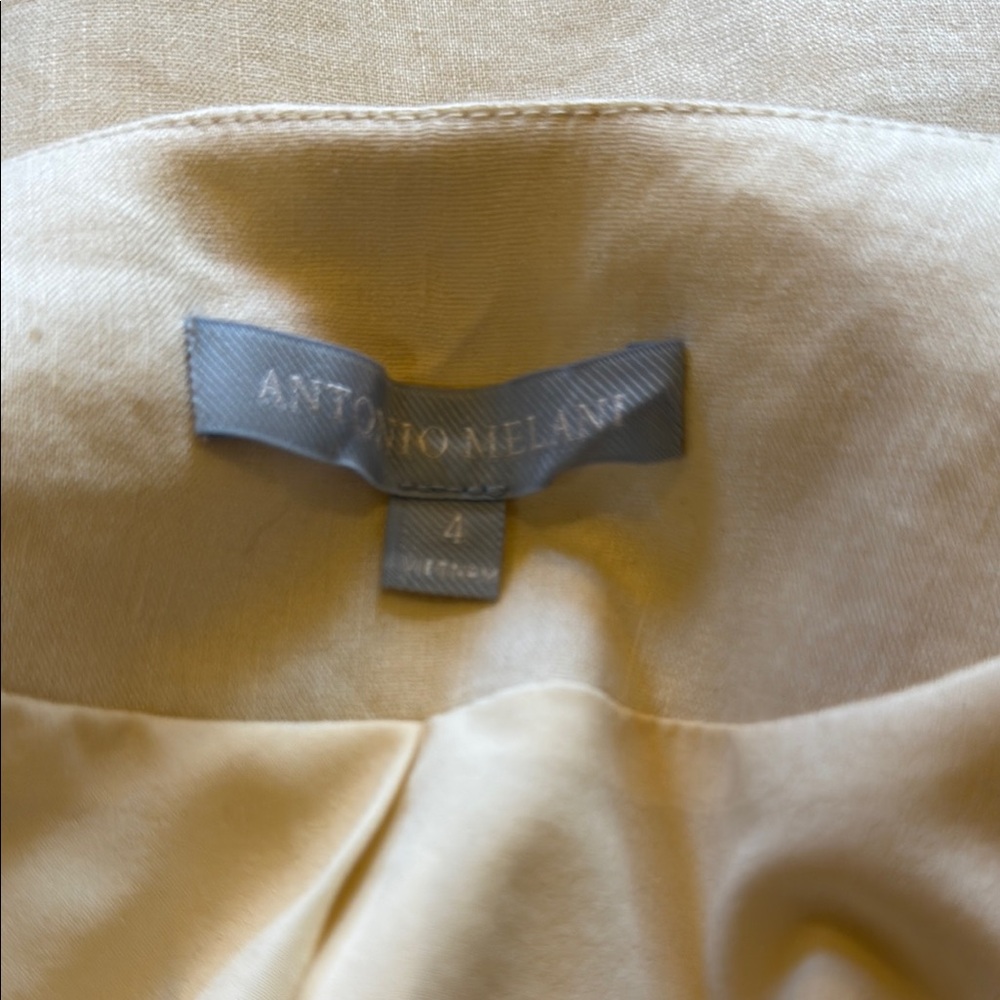 Beige Vest and Skirt co-ord set by MG Style for Antonio Melani at Dillards. - Picture 6 of 7